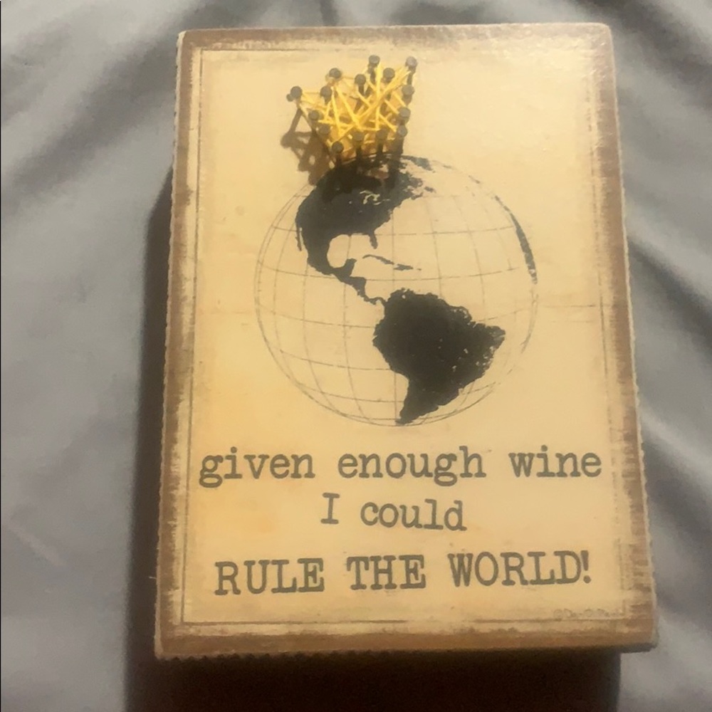 With Enough Wine Decoration
